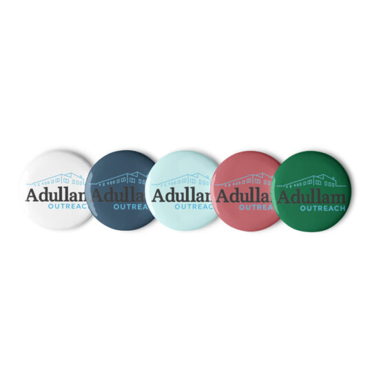 Adullam Outreach Set of pin buttons